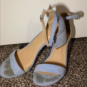 Baby blue heels